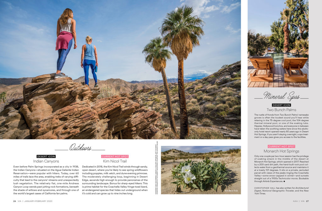 Palm Springs feature spread