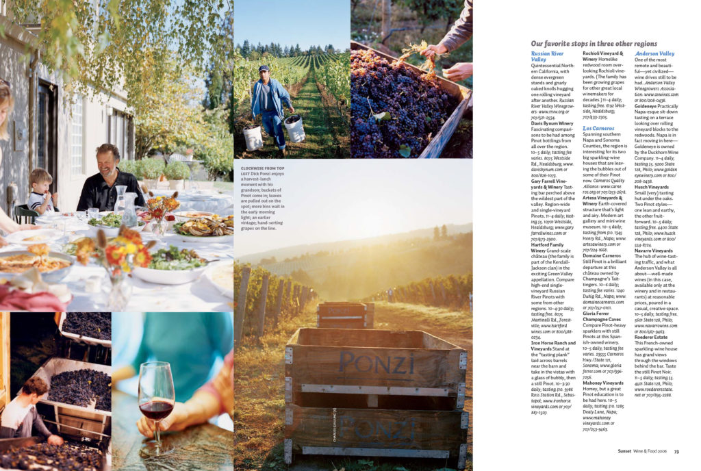 Wild West Wine spread