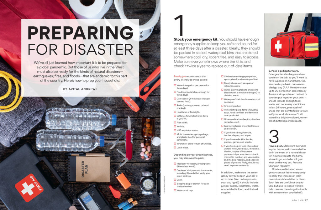 Preparing For Disaster spread