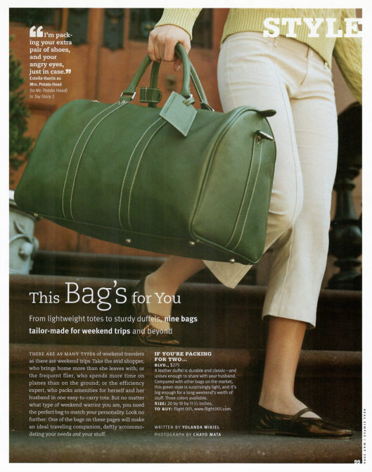 This Bag's For You page